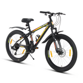 KROSS N-Spire 24T 21-Speed Mountain Cycle with Suspension Fork & Disc Brake – Matte Black