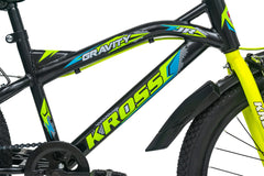 Gravity 20T Black Steel Single Speed V-Brake (6-8 Years)