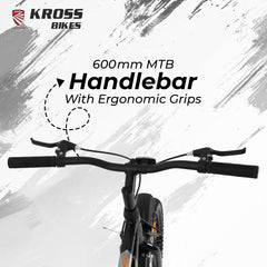 Kross 27.5T MTB Cycle | Steel Frame | Single Speed | Black |