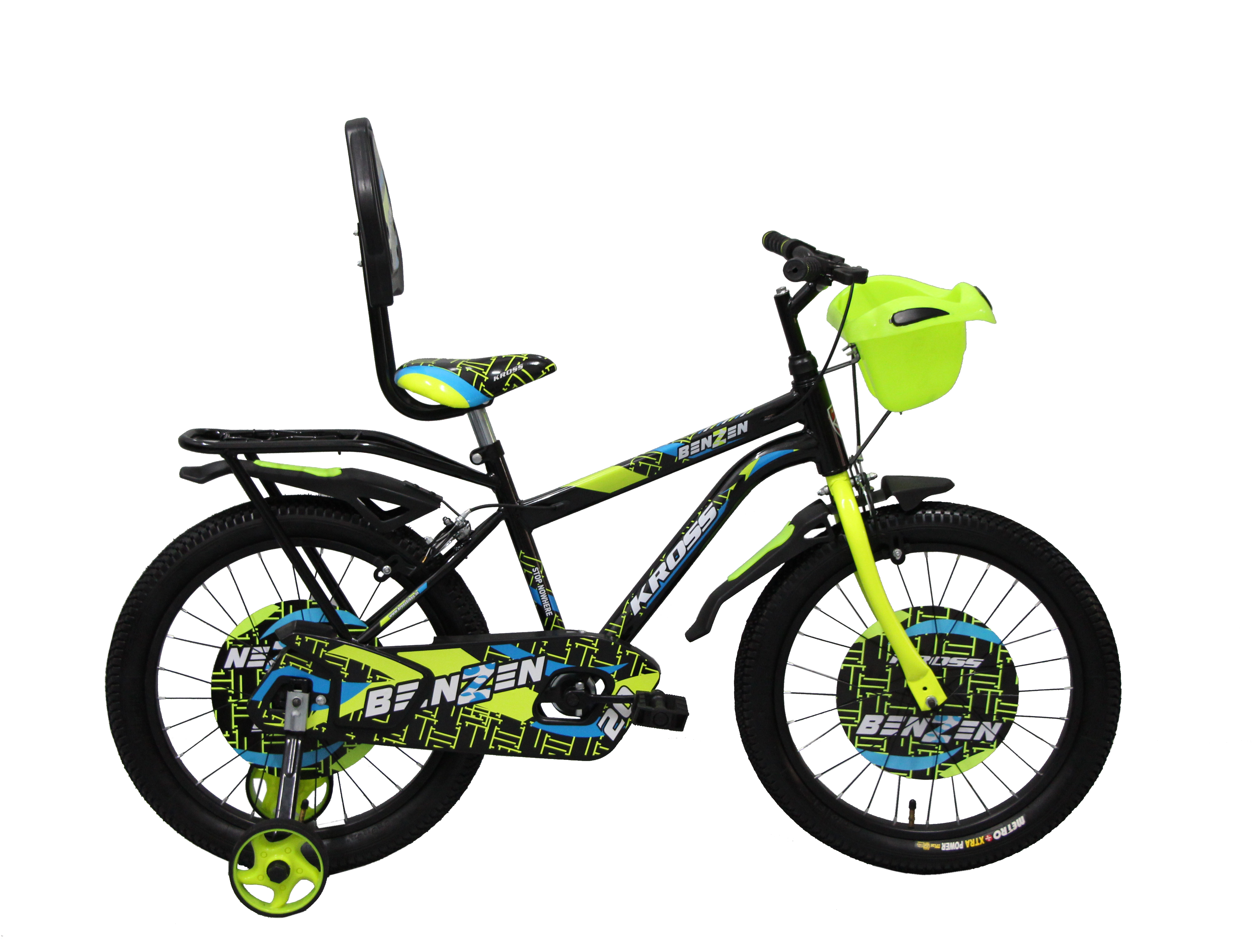 Kross Benzen 20T Kids Blue/Green Bicycle Frame, Single
