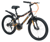 Extreme Kross 20T Matt Black Bicycle with Alloy Rims, Ideal for 6–9 Years
