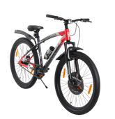 Kross Maximus Plus 26T Steel Single Speed Mountain Bike with Front & Rear Disc Brakes (26x2.40T, Red Alloy Rims) (Copy)