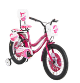 Kross Pretty Miss 20T Single Speed Kids Cycle with Raised Handlebar, Caliper Brakes & Full Accessories