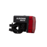 Self Powered Magnetic Rear Light, Red, Waterproof, No Battery, includes a 2 in 1 Allen key