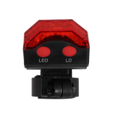 AAA Powered 5 LED Tail Light - Bright, Durable - Perfect for Bikes, Red, Pack of 1