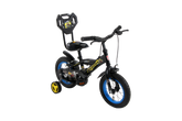 KROSS Crush Pro 12T Kids Bicycle for Age 3–5 Years | Height 85–105 cm | Single Speed | Glossy Black