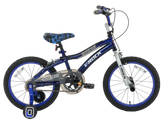 Black Ice 18T Blue-Silver Kids Bike, Steel Frame, Coaster Hub