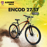 Kross Encod 27.5T 21-Speed Steel MTB with LTWOO Shifter, Suspension Fork & Dual Disc Brakes