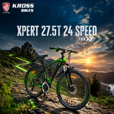Kross Xpert 27.5T 24-Speed Alloy MTB with Shimano Gears & Suspension Lockout