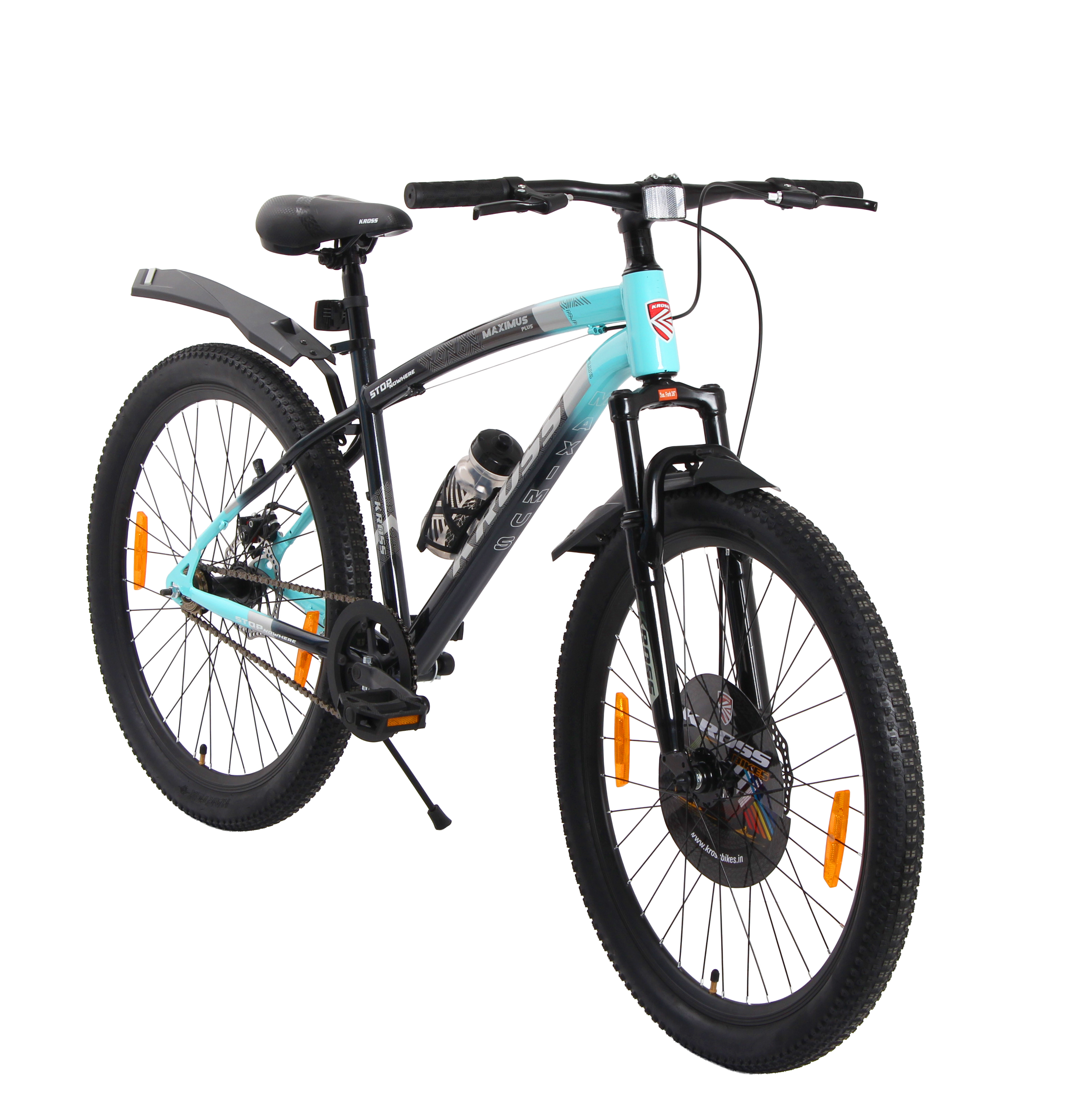 Kross Maximus Plus 26T Steel Single Speed Mountain Bike with Front R