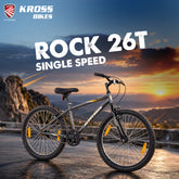 ROCK 26T SINGLE SPEED ABBY GREY NEW