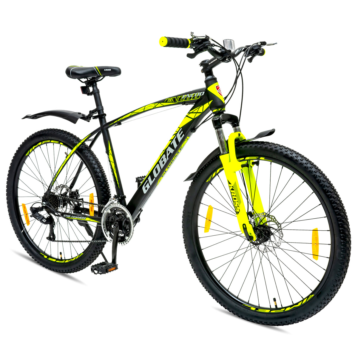 Kross Encod 27.5T 21-Speed Steel MTB with LTWOO Shifter, Suspension Fork & Dual Disc Brakes