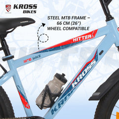 Kross Hitter 26T Mountain Bike | Single Speed | Front Suspension | Dual Disc Brakes | Double Wall Alloy Rims