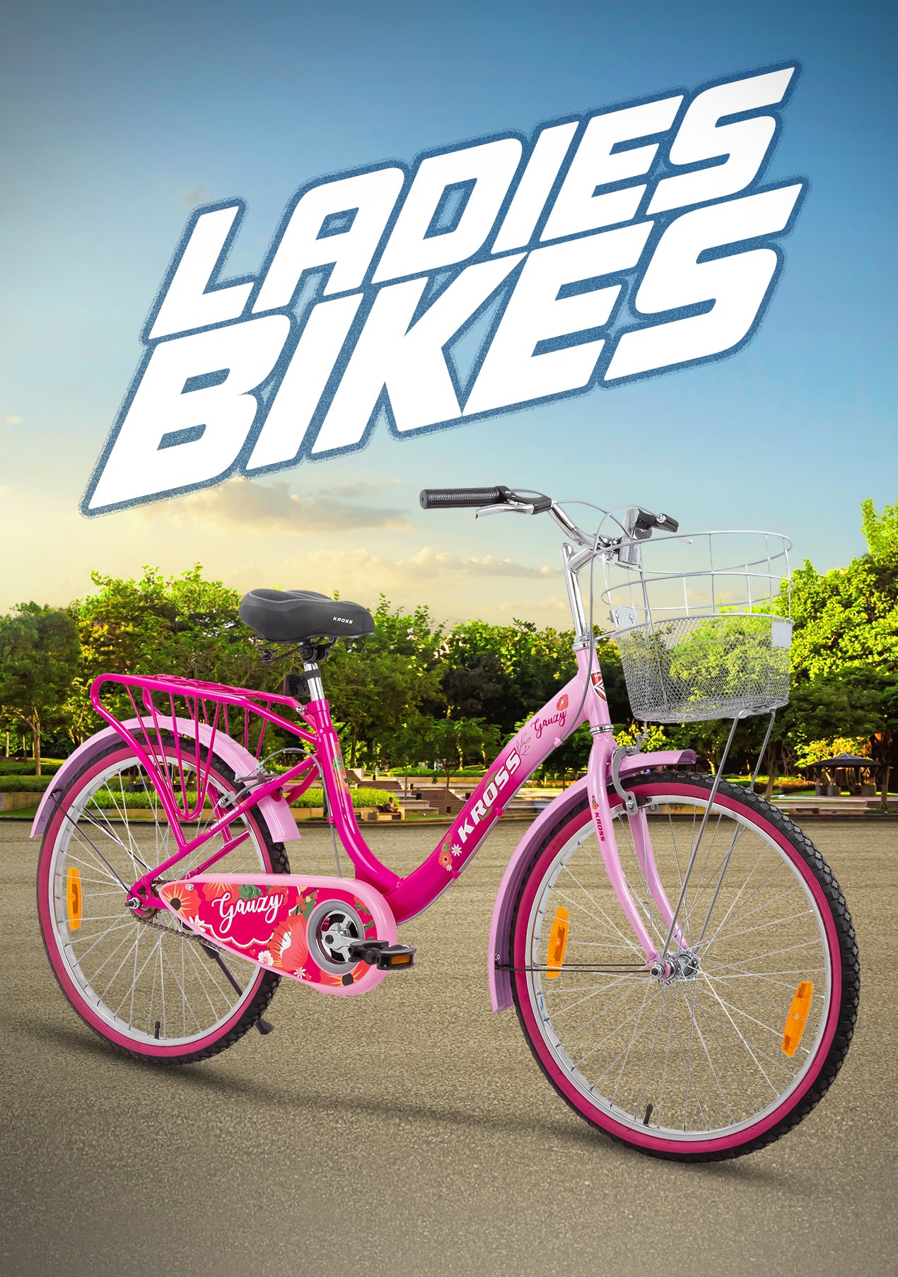 girls wide wheel bike