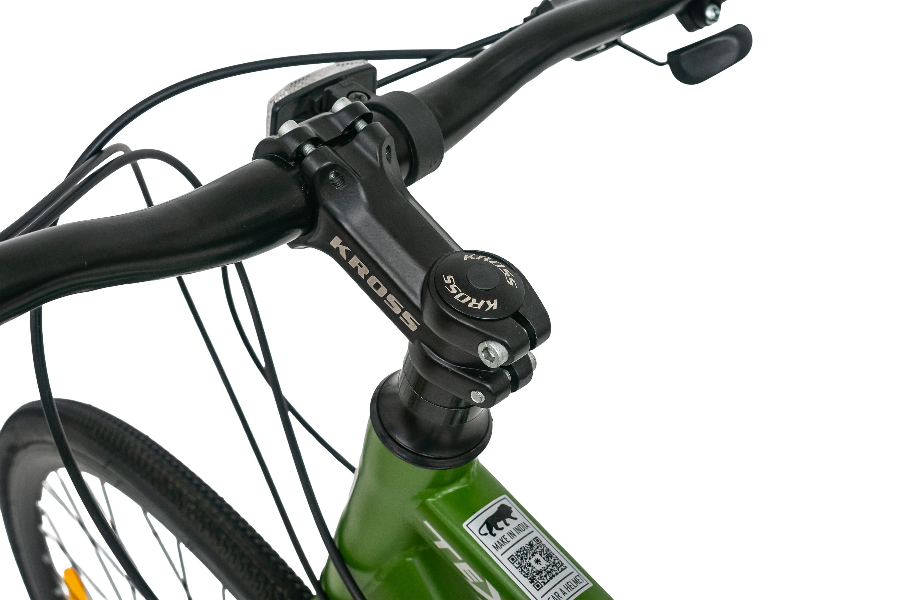 Texas 28T 700C Green Multispeed Steel Bicycle with Dual Disc Brakes & Double Wall Alloy Rims, Ideal for 12+ Years