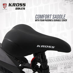 Kross Maximus Pro 26T 21-Speed MTB with Dual Disc Brakes & Suspension – Grey