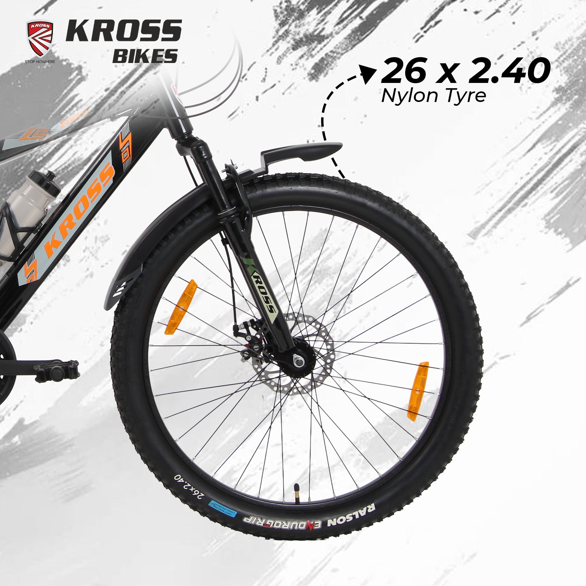 Kross 26T 21-Speed MTB Bicycle with Dual Disc Brakes & Suspension – Black