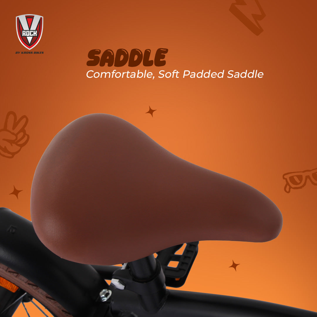 V Rock 14T 2Cool Kids Bicycle – Matt Black with Training Wheels