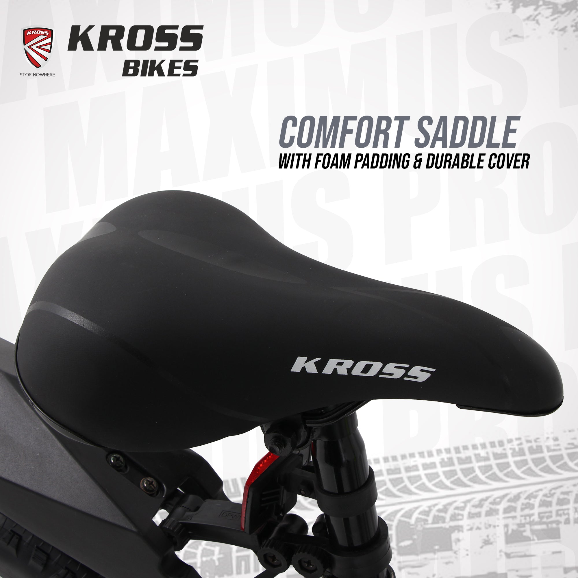 KROSS Maximus Pro 26T 21-Speed MTB with Dual Disc Brakes & Suspension – Grey