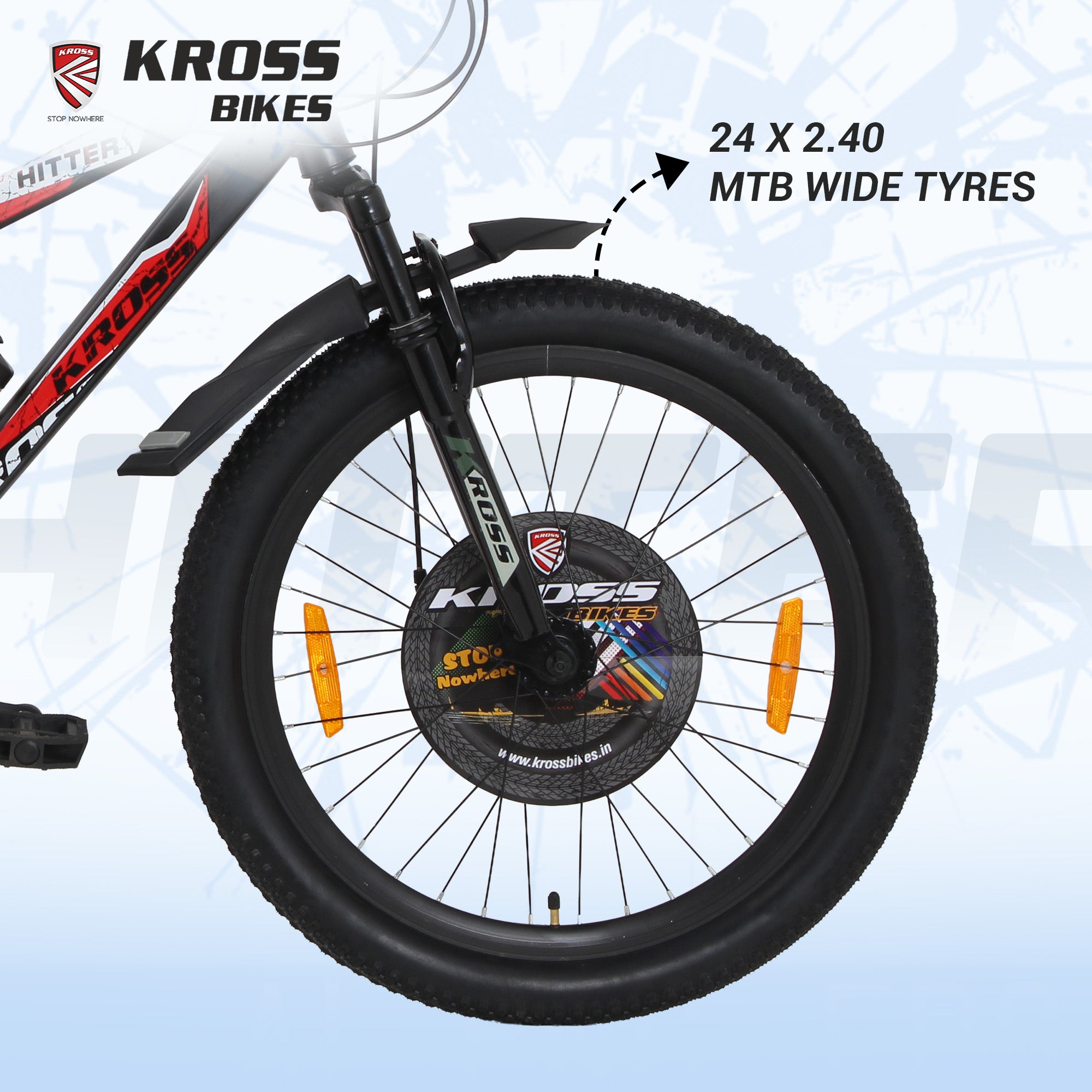 Kross Hitter 24T 21-Speed MTB Bike – Matte Black, Dual Disc, Alloy Rims