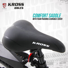 KROSS Maximus Pro 26T – 21-Speed Performance MTB with Suspension Fork, Dual Disc Brakes, Double-Wall Alloy Rims & Ergonomic Steel Frame (Black/Blue)