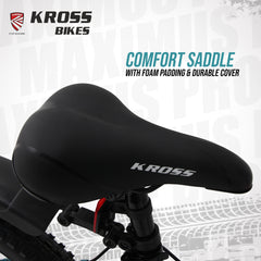 Kross Maximus Pro 24T 21-Speed MTB – Double Disc | Metallic Blue | Suspension Fork