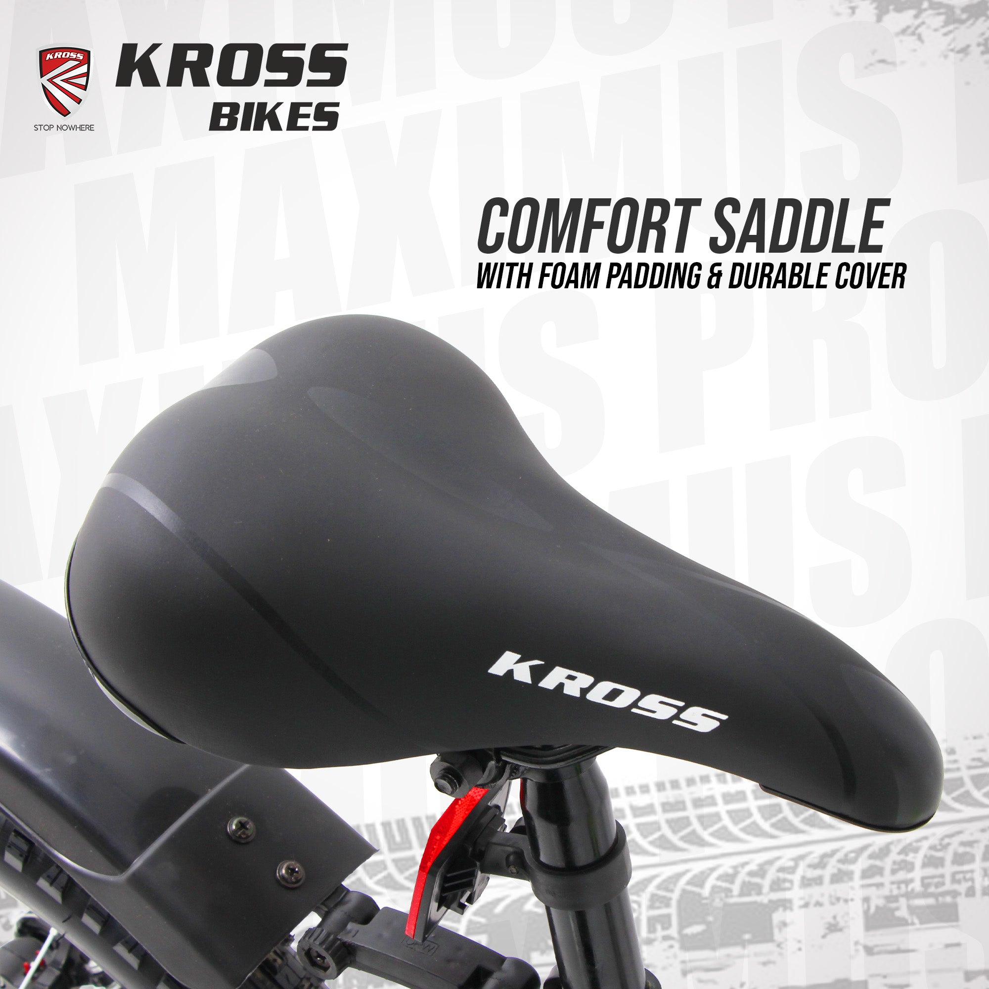 Kross Maximus Pro 24T MTB Cycle – 24" Tyres, Suspension Fork, Single Speed, Dual Disc (Grey)