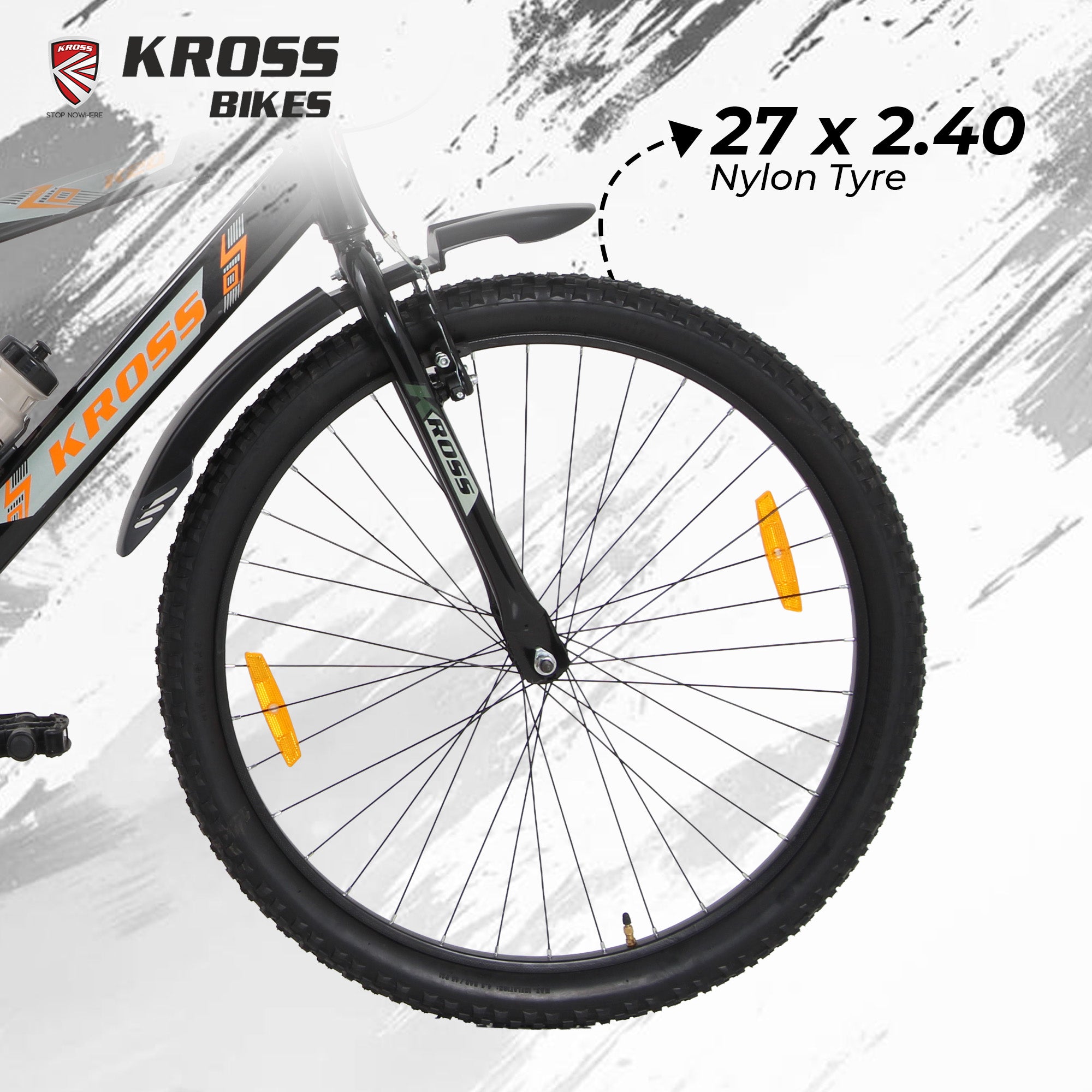 Kross 27.5T MTB Cycle | Steel Frame | Single Speed | Black |