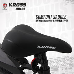 Kross Maximus Pro 24T 21-Speed MTB Bike with Dual Disc Brakes & Suspension – Glossy Black