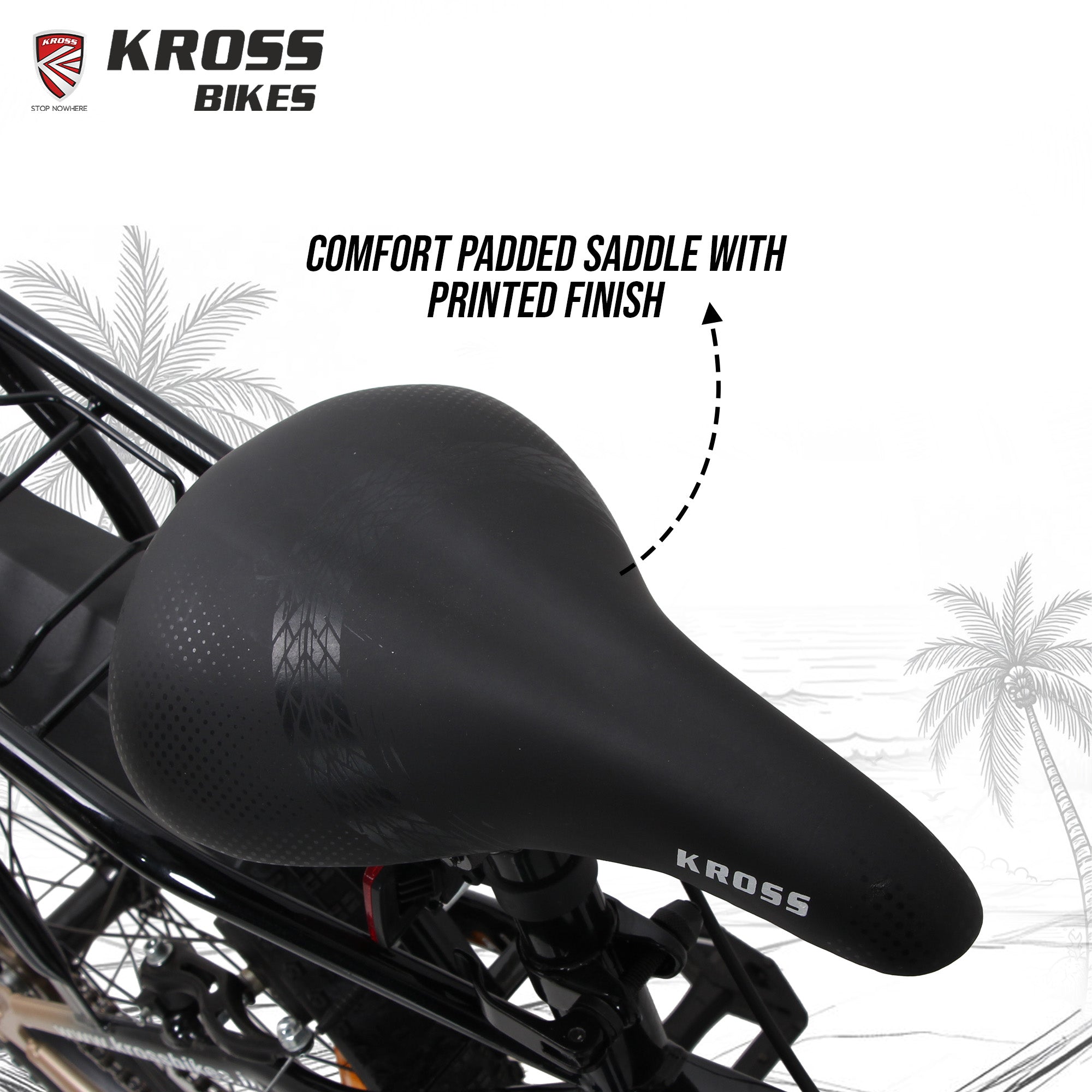 Kross Colombia 26T IBC V-Brake Single Speed Bicycle with Mudguard & Bottle Cage (Gold/Black)