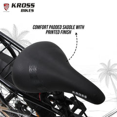 Kross Colombia 26T IBC V-Brake Single Speed Bicycle with Mudguard & Bottle Cage (Gold/Black)