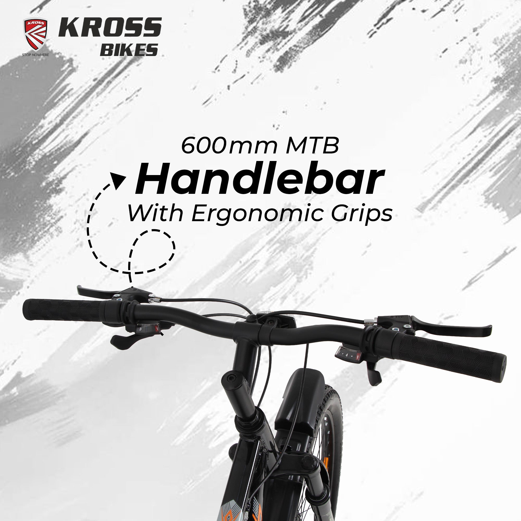 Kross 26T 21-Speed MTB Bicycle with Dual Disc Brakes & Suspension – Black