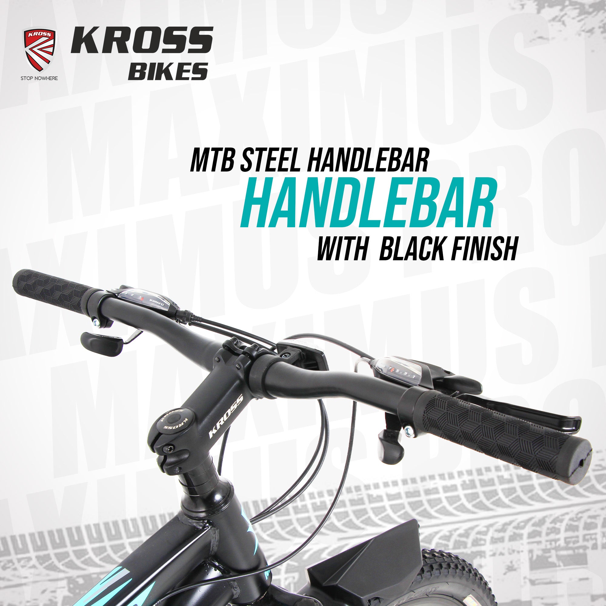 KROSS Maximus Pro 26T – 21-Speed Performance MTB with Suspension Fork, Dual Disc Brakes, Double-Wall Alloy Rims & Ergonomic Steel Frame (Black/Blue)