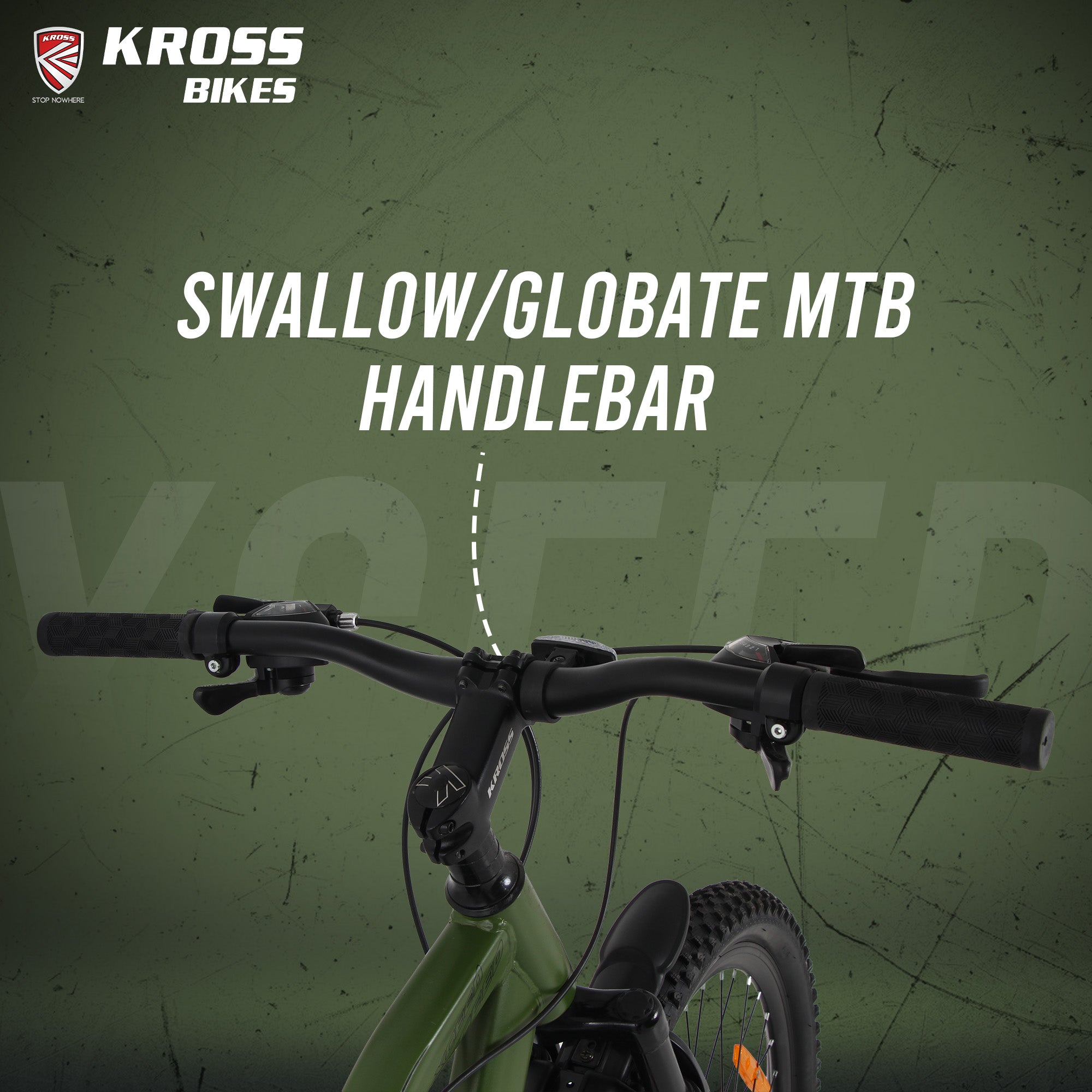 Kross Xceed 26T 21-Speed Mountain Bike with Suspension Fork, Dual Disc Brakes, Alloy Rims & Mudguards (Metallic Green/Black)