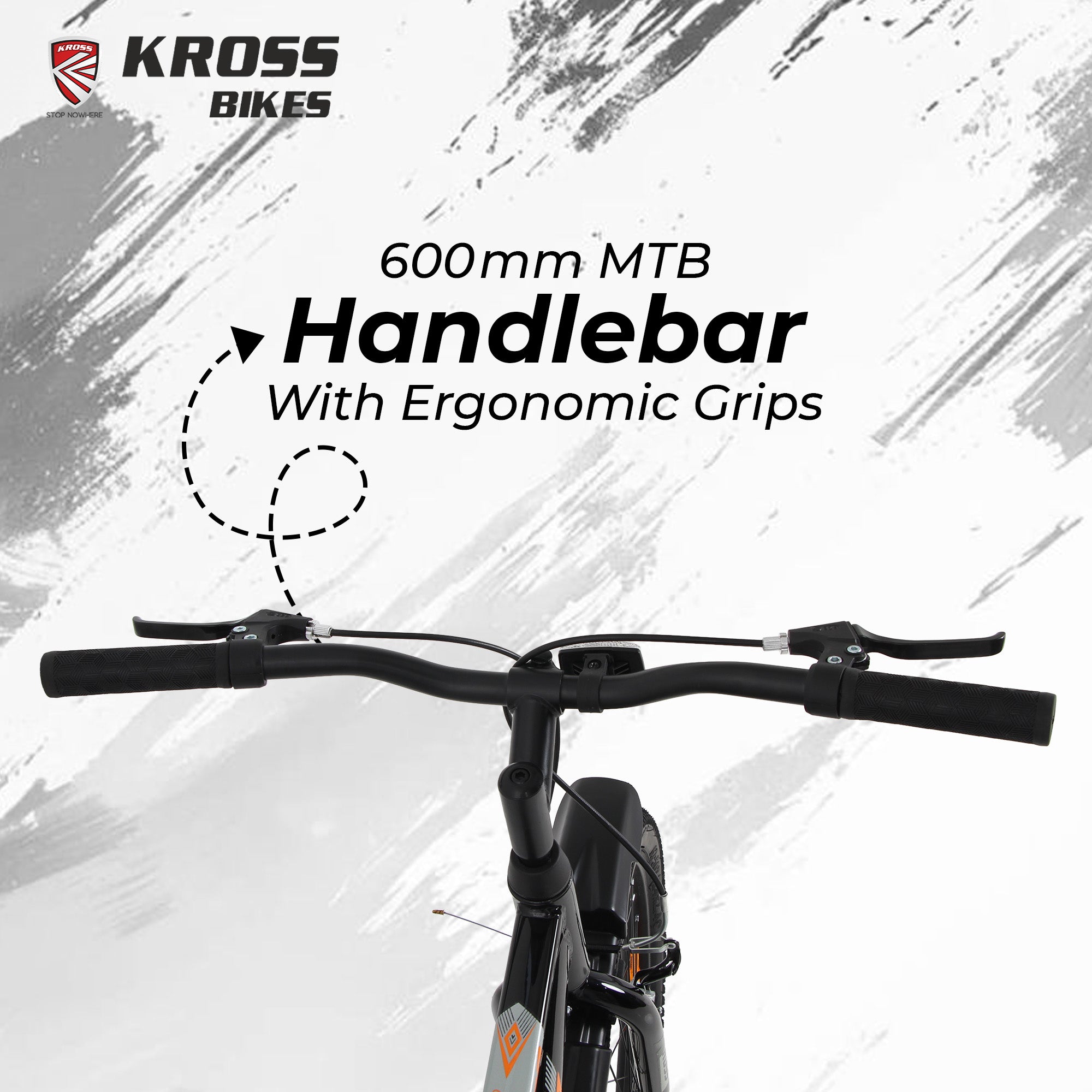Kross 24T Single Speed Kids Bicycle – Steel Frame, V-Brakes, 24x2.40 Tyres, Black