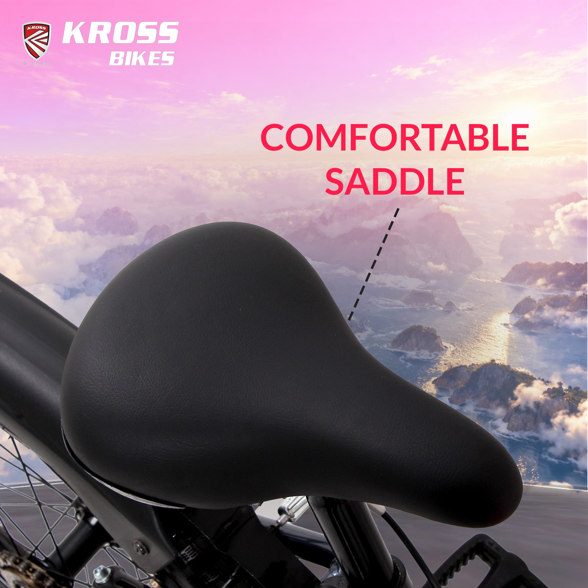 Kross Aviator 20T Kids Bicycle Grey/Pink | 20 x 2.40 Inch Tyres | Single Speed | Steel Frame | V-Brakes | Mudguards