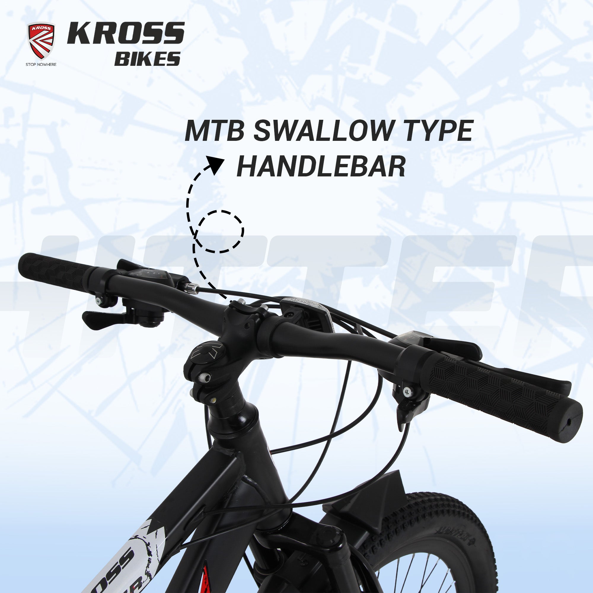 Kross Hitter 24T 21-Speed MTB Bike – Matte Black, Dual Disc, Alloy Rims