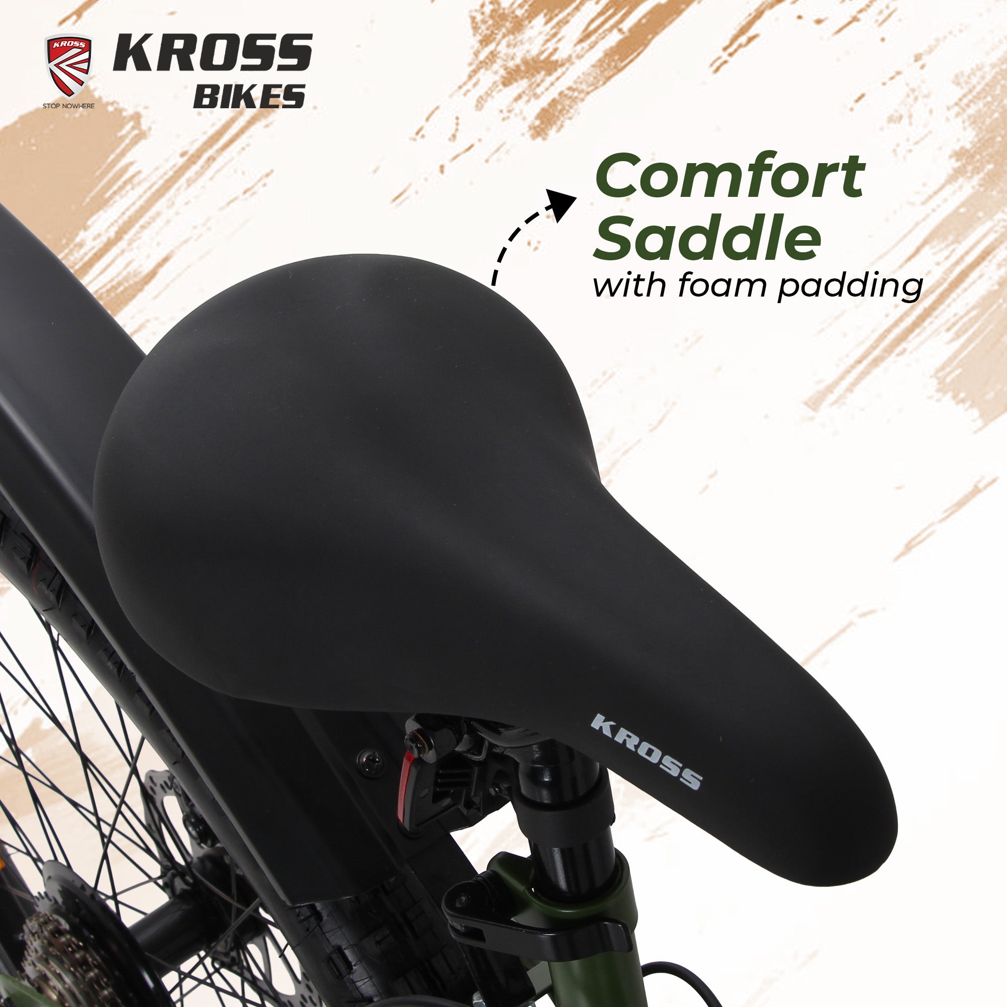 Kross 26T 21-Speed MTB Bicycle with Dual Disc Brakes & Suspension – Green