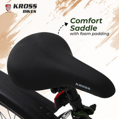 Kross K-20 Marbal 26T MTB Bike – Army Green, Single Speed, Steel Frame