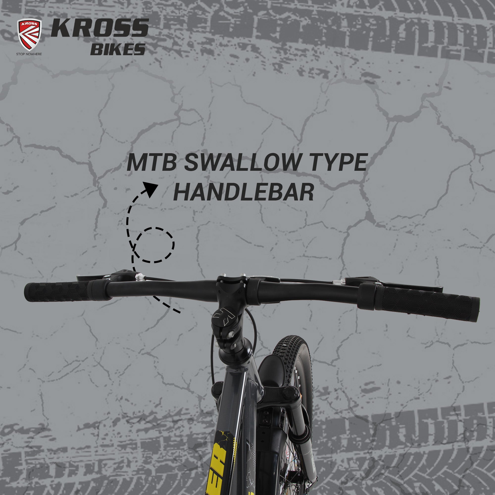 Kross Hitter 29T Mountain Bike – Single Speed, Dual Disc Brakes, Front Suspension, Alloy Rims, 29” Wheels (Grey)