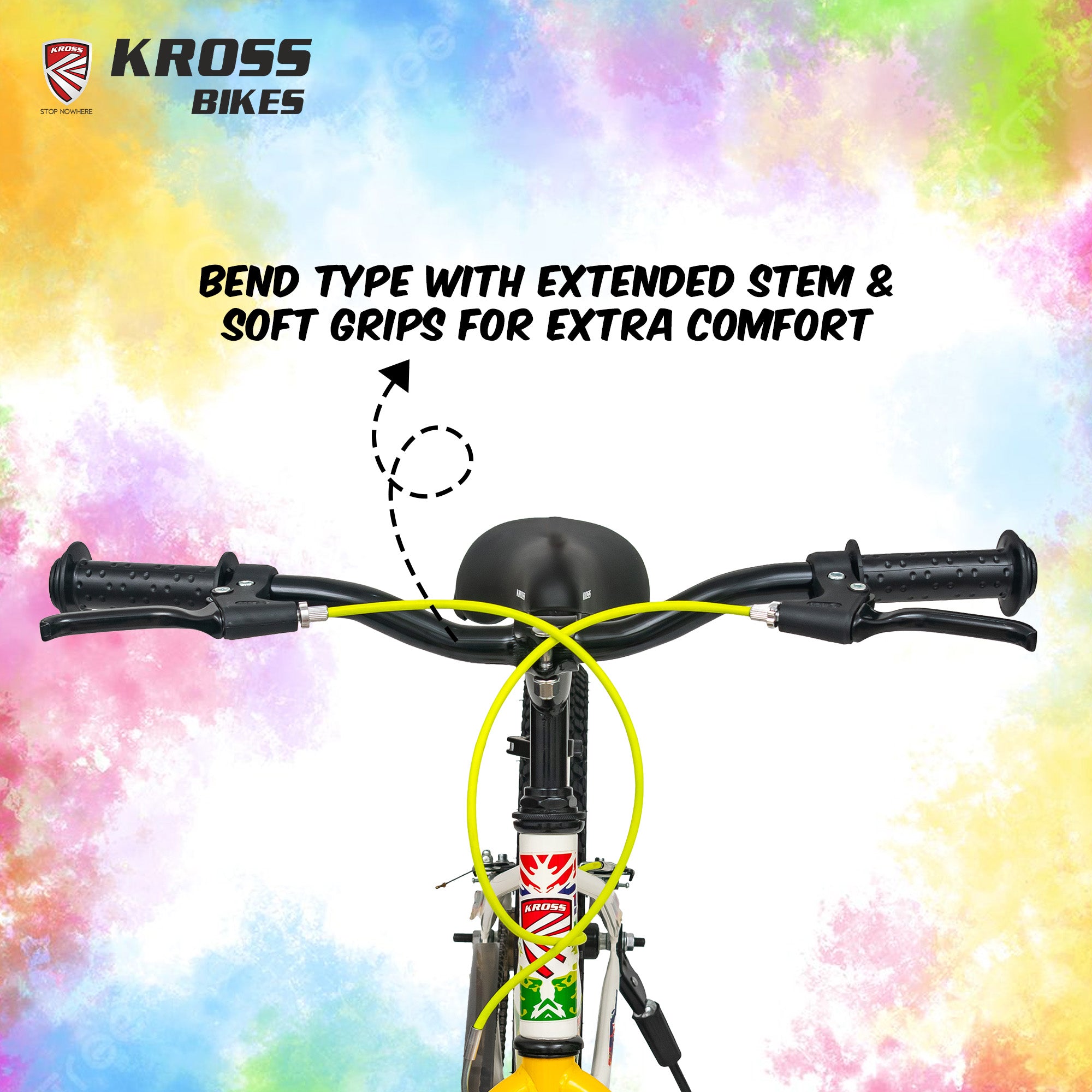 Kross Extreme 20T Single Speed Kids Bicycle with Steel Frame, V-Brakes & Alloy Rims