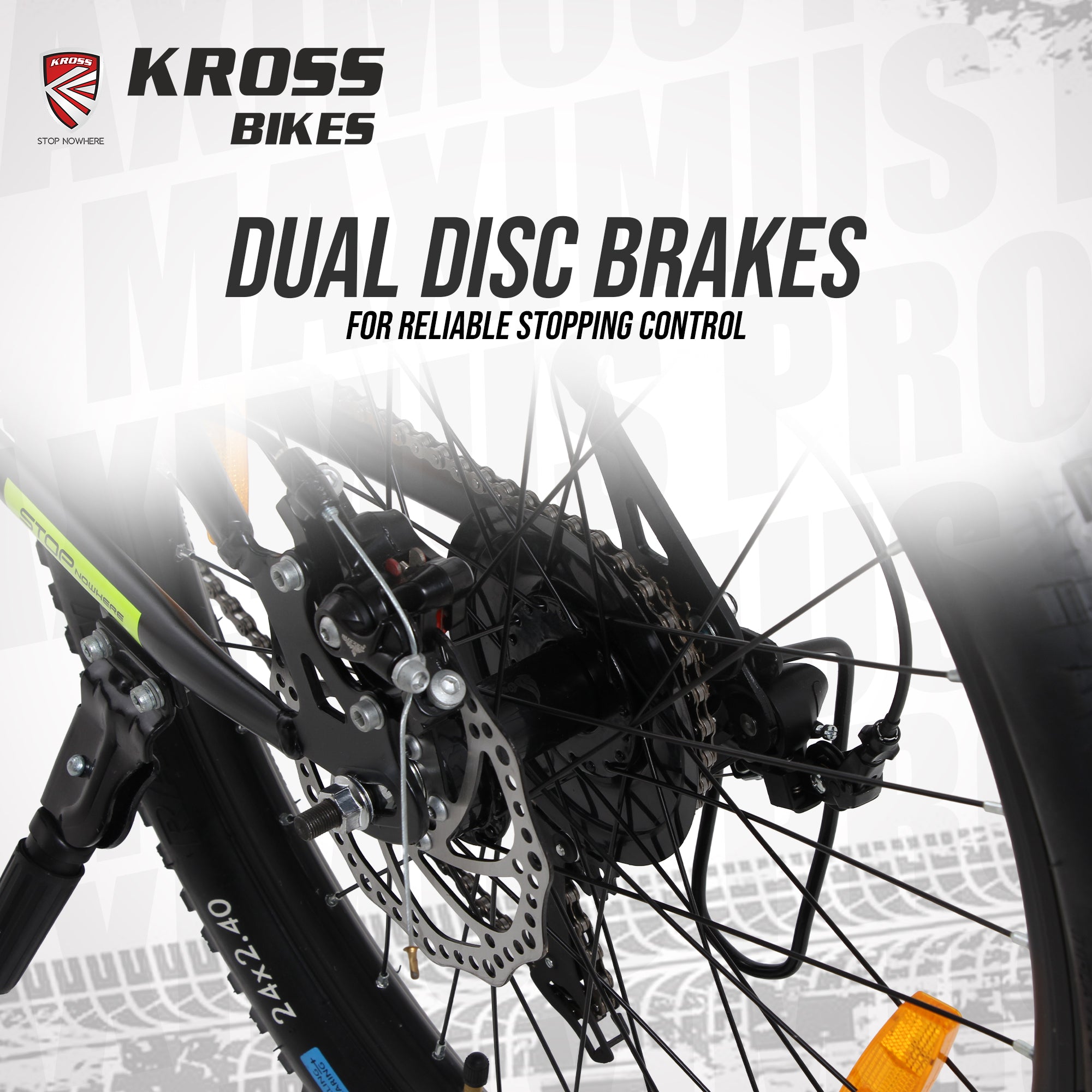 Kross Maximus Pro 24T 21-Speed MTB Bike with Dual Disc Brakes & Suspension – Glossy Black