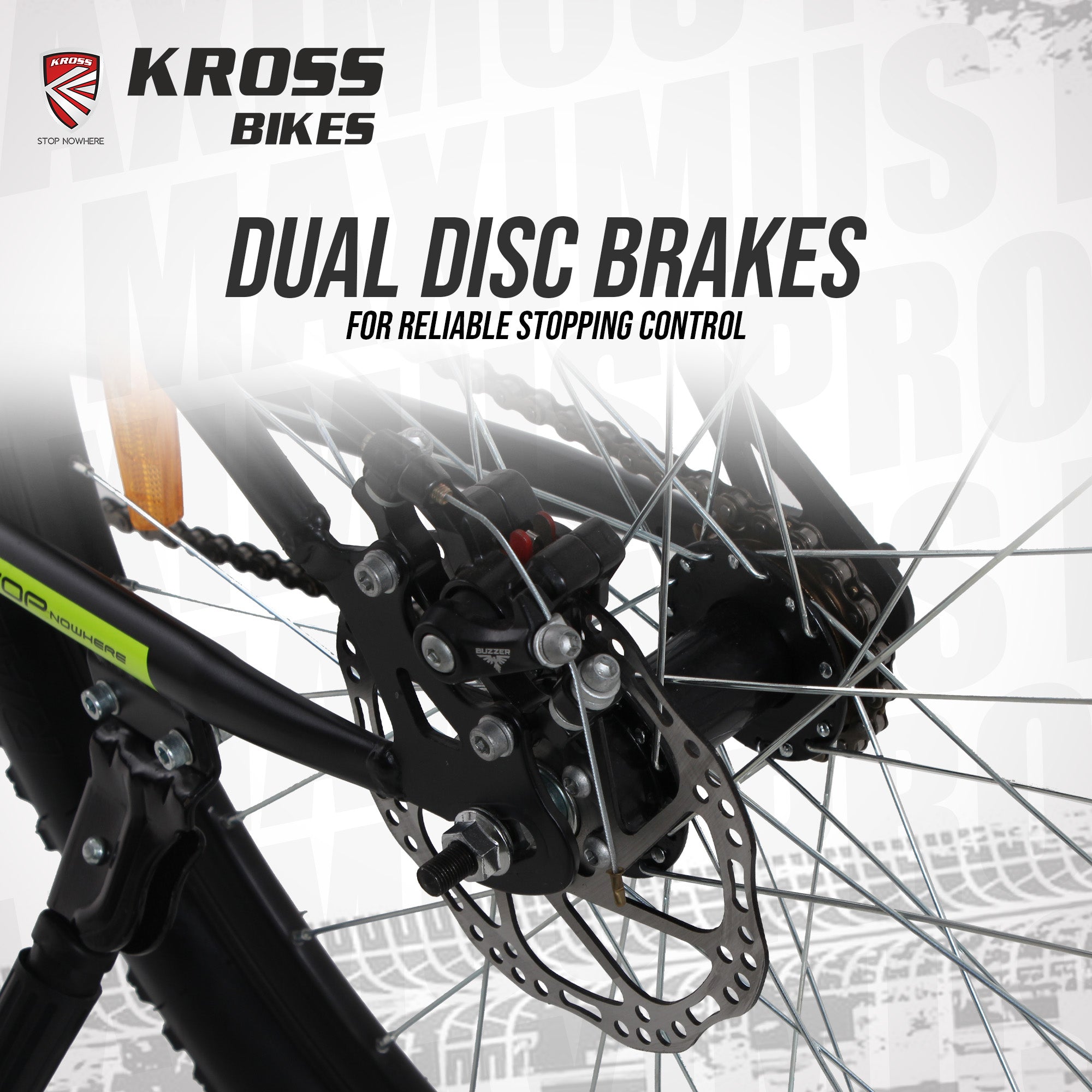 Kross Maximus Pro 26T Mountain Bike – Single Speed, Dual Disc, Glossy Black