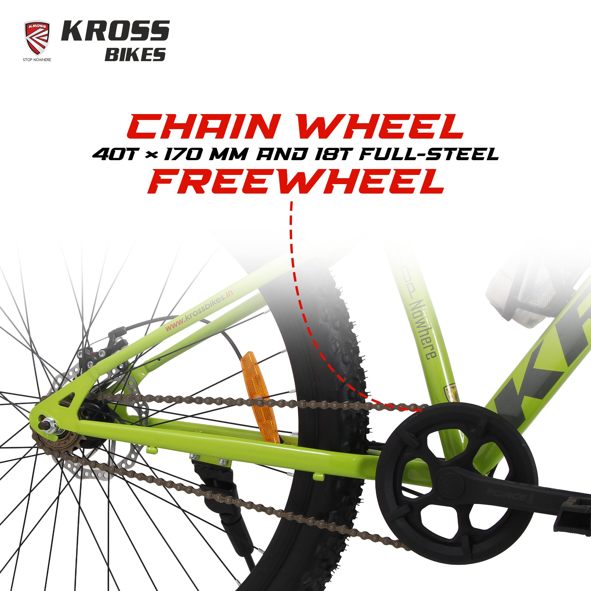 Kross EX-1 29T MTB Bicycle, 29 Inch Tyres, Front Suspension with Lockout, Dual 160mm Disc Brakes, Steel Frame, Single Speed