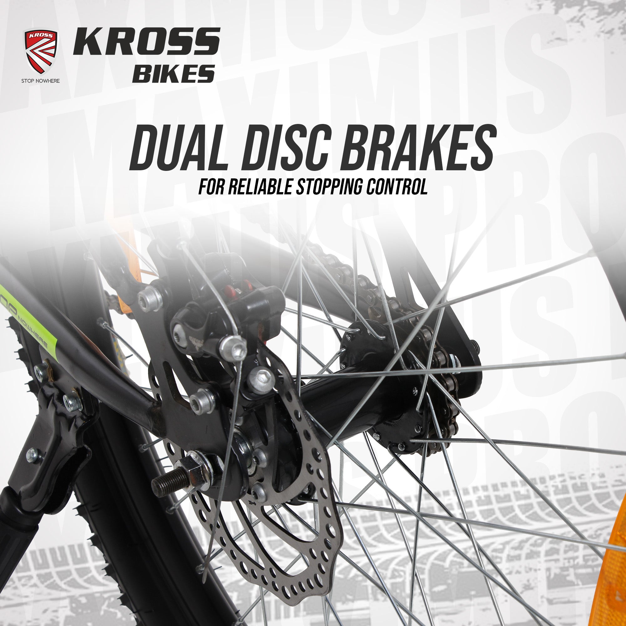 Kross Maximus Pro Kross 24T Black/Yellow MTB – 37 cm Frame, Dual Disc Brakes, Front Suspension