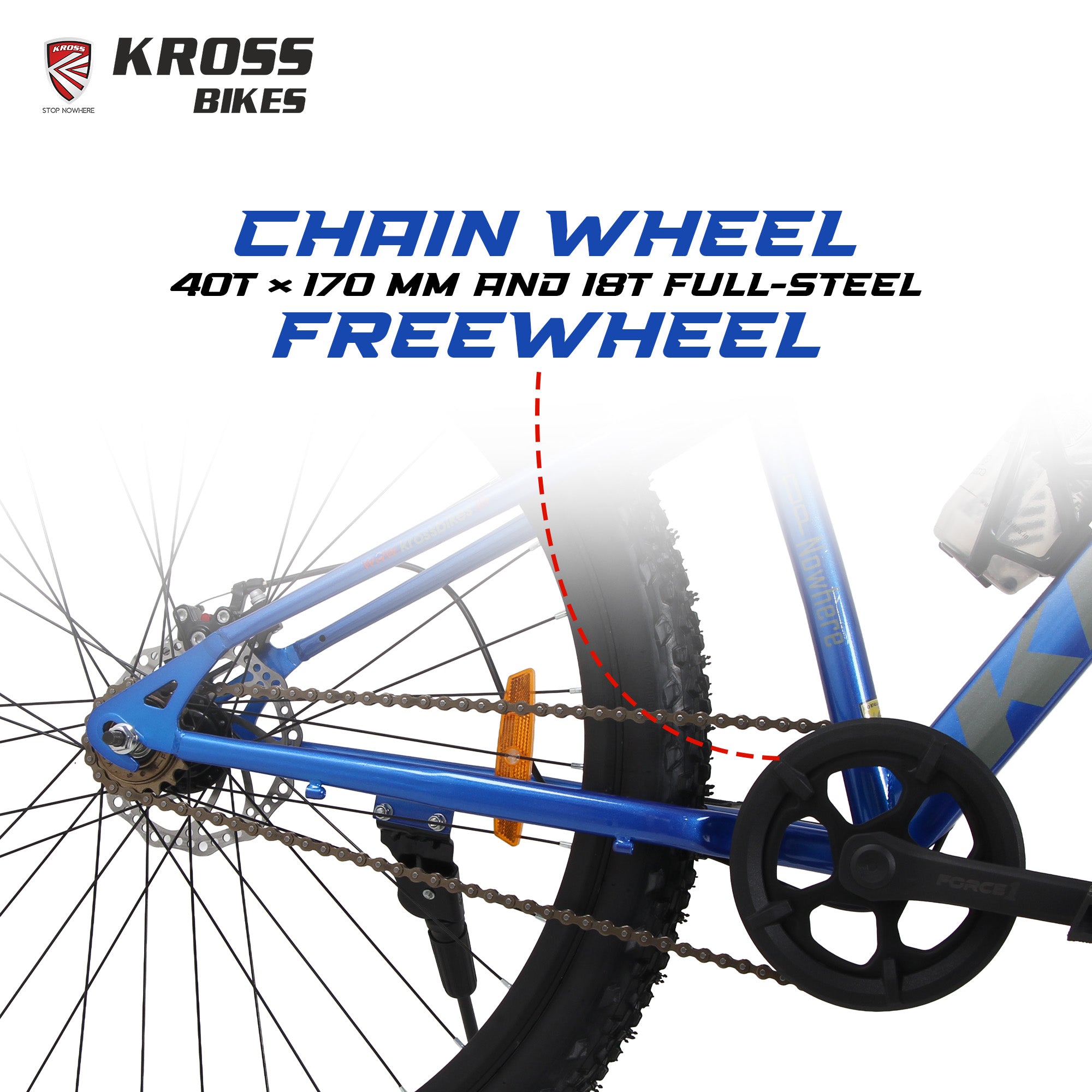 Kross EX-1 29T MTB Bicycle, 29 Inch Tyres, Front Suspension with Lockout, Dual 160mm Disc Brakes, Steel Frame, Single Speed