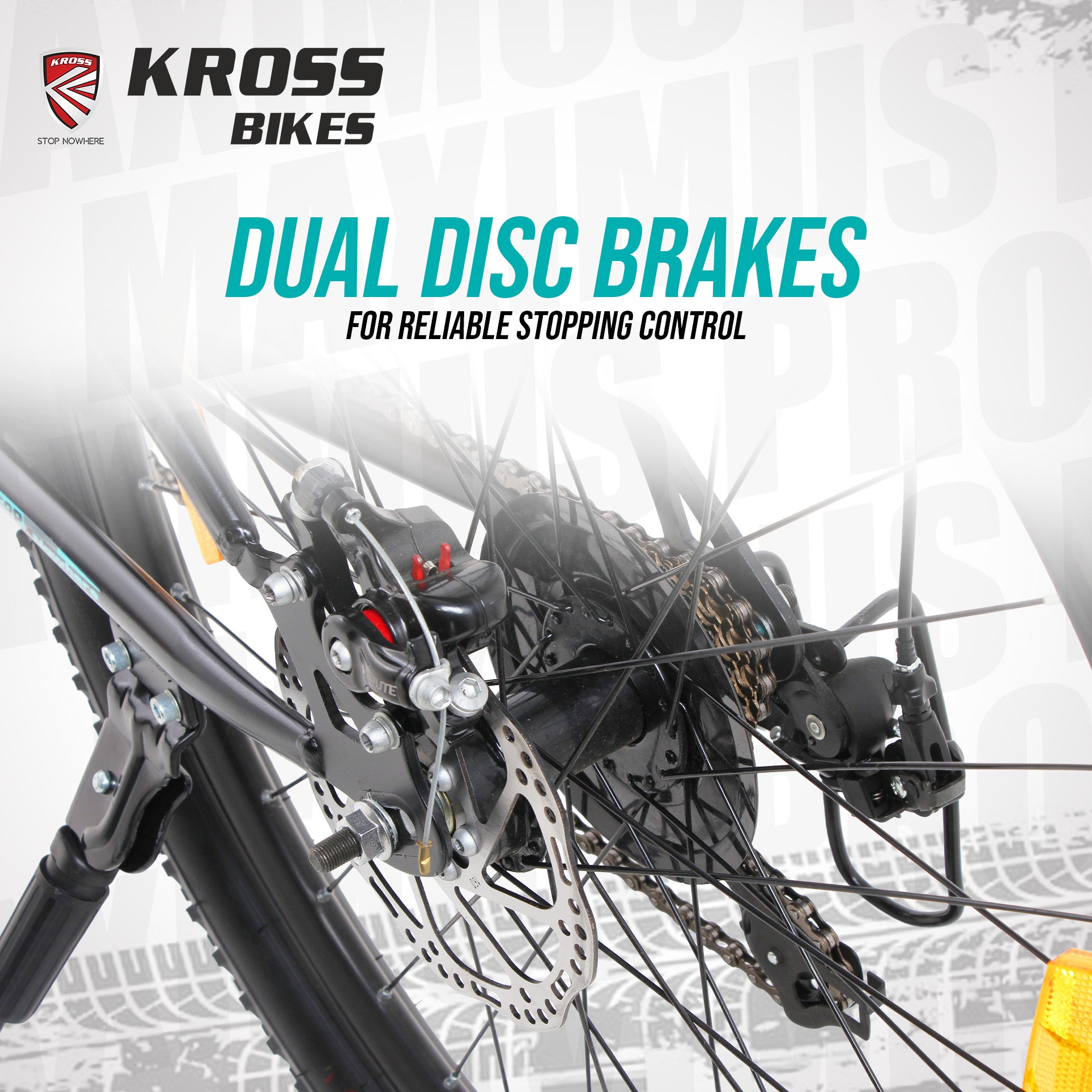 KROSS Maximus Pro 26T – 21-Speed Performance MTB with Suspension Fork, Dual Disc Brakes, Double-Wall Alloy Rims & Ergonomic Steel Frame (Black/Blue)