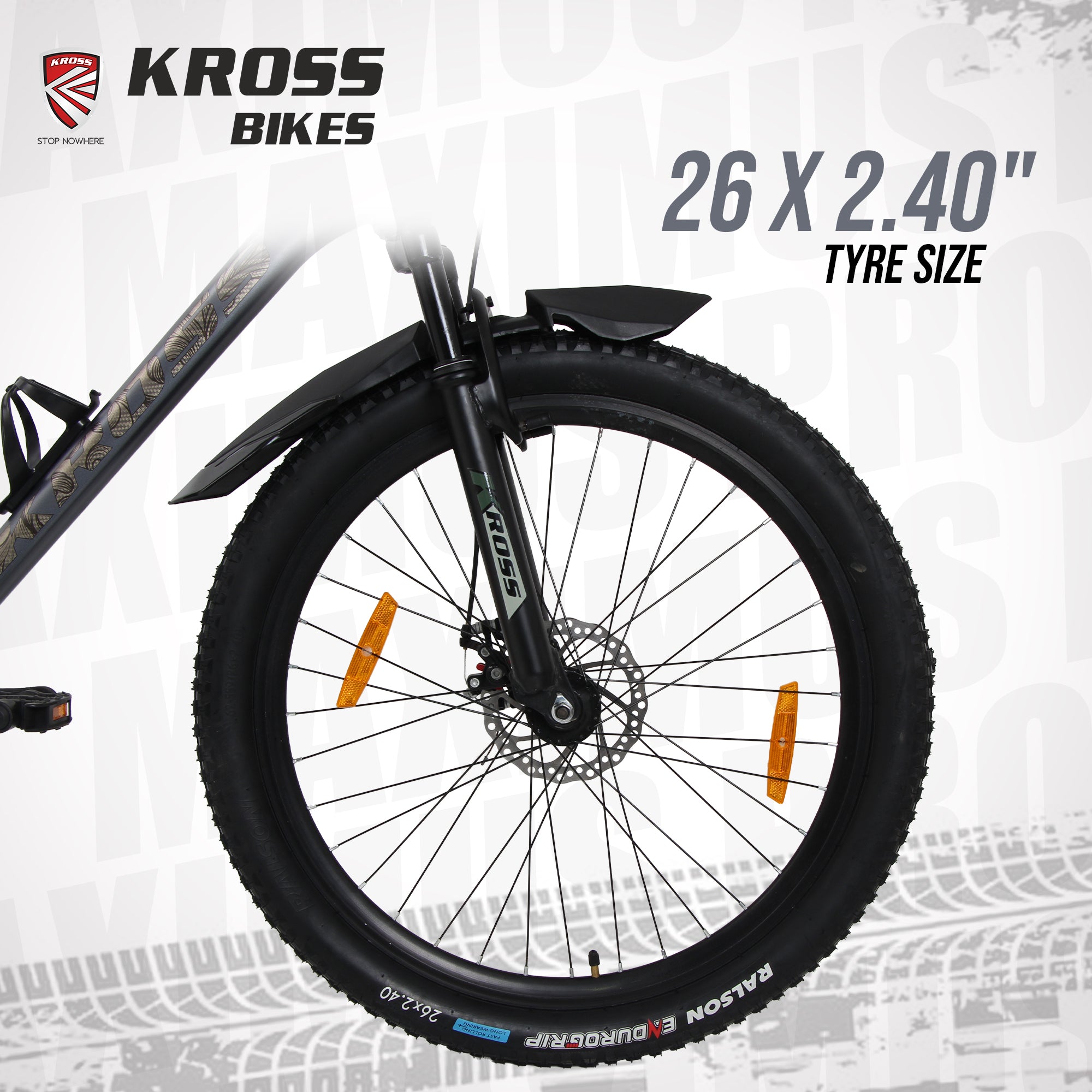 KROSS Maximus Pro 26T 21-Speed MTB with Dual Disc Brakes & Suspension – Grey