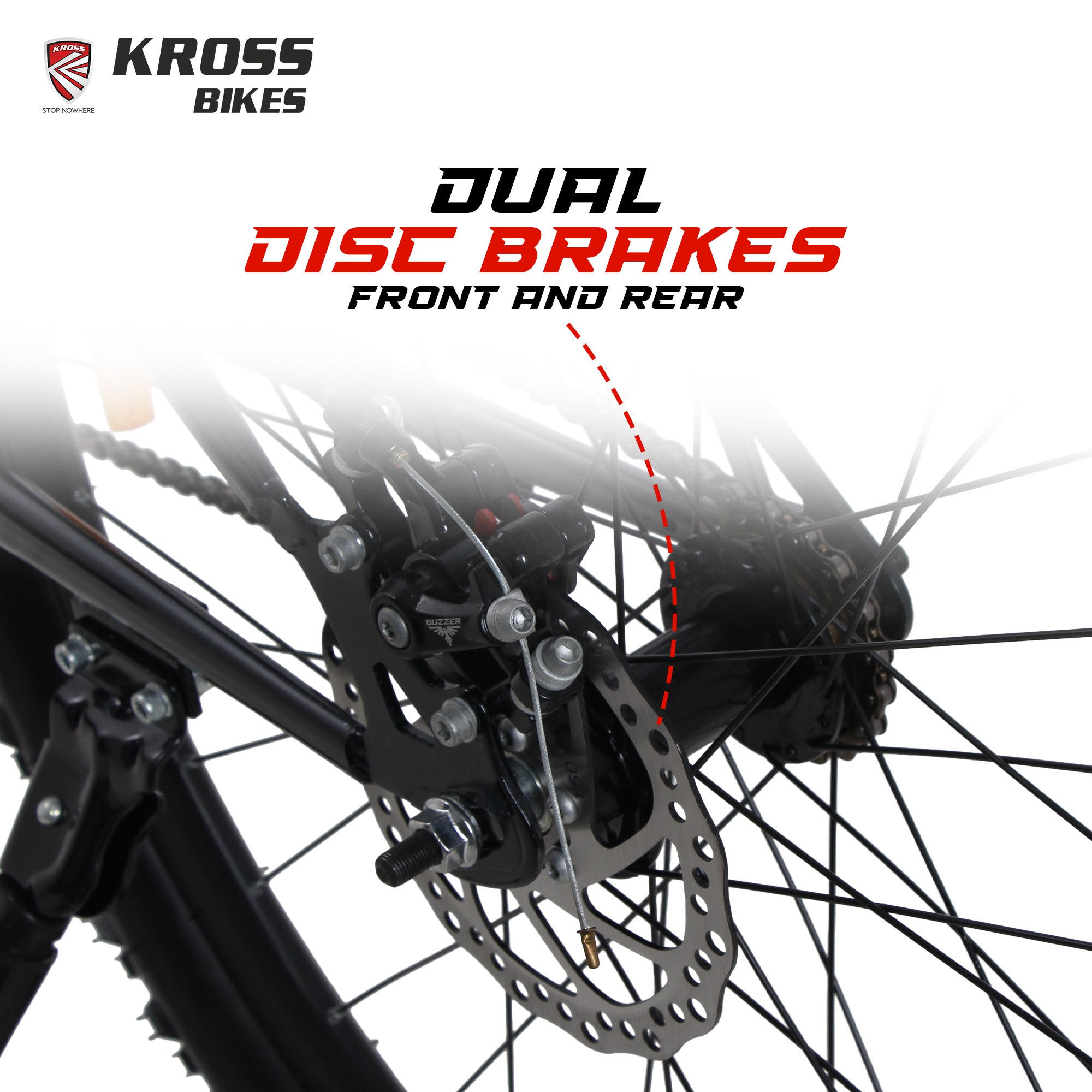 Kross EX-1 29T MTB Bicycle, 29 Inch Tyres, Front Suspension with Lockout, Dual 160mm Disc Brakes, Steel Frame, Single Speed