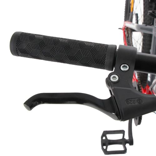 Kross Turbo Pro 26T Steel MTB Single Speed Bicycle with Front & Rear Disc Brakes (26x2.40T, Red Alloy Rims, 14.5” Frame)